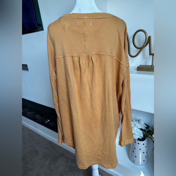 We The Free Mustard Yellow Blouse - Picture 3 of 6